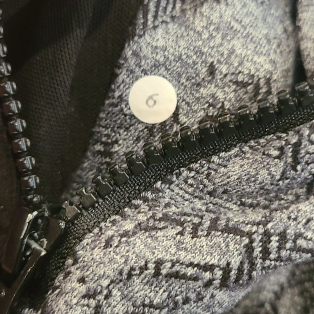 Lululemon Define Jacket *Brushed Rose Herringbone Black / Black - Picture 10 of 14
